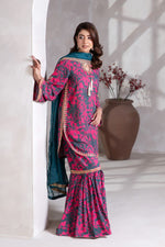 Motif Karandi Embroidered Suit-057