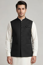 Motif Men's Waistcoat-8081