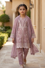 Motif Kids Lawn Embroidered Suit-034