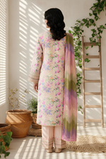 Motif PolyLawn Printed Suit-4152