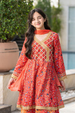 Motif Girls Embroidered Lawn Suit-704