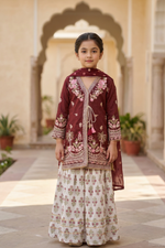 Motif Girls Embroidered Lawn Suit-712