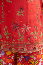 Motif Girls Embroidered Suit-024