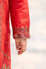 Motif Girls Embroidered Suit-024