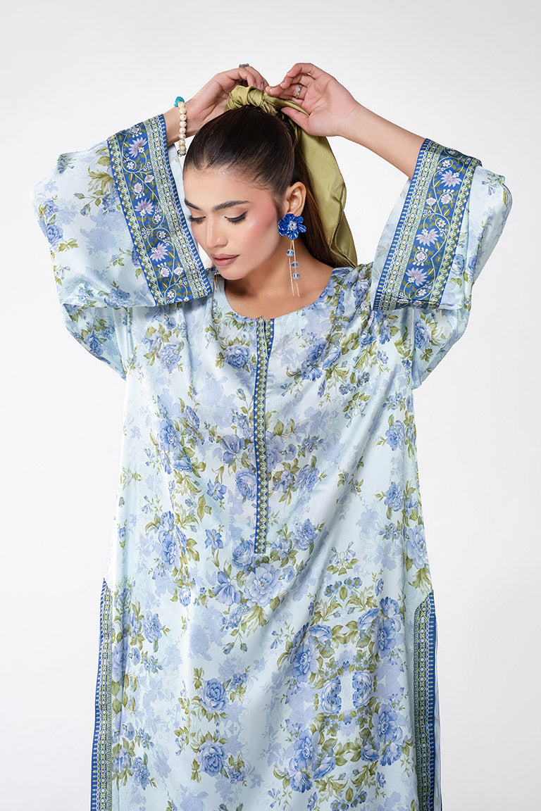 Motif Silk Printed Co-ord Set-3968