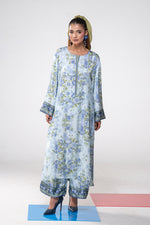 Motif Silk Printed Co-ord Set-3968
