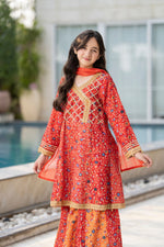 Motif Girls Embroidered Lawn Suit-704