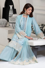 Motif Bareeze Net Embroidered Suit-014