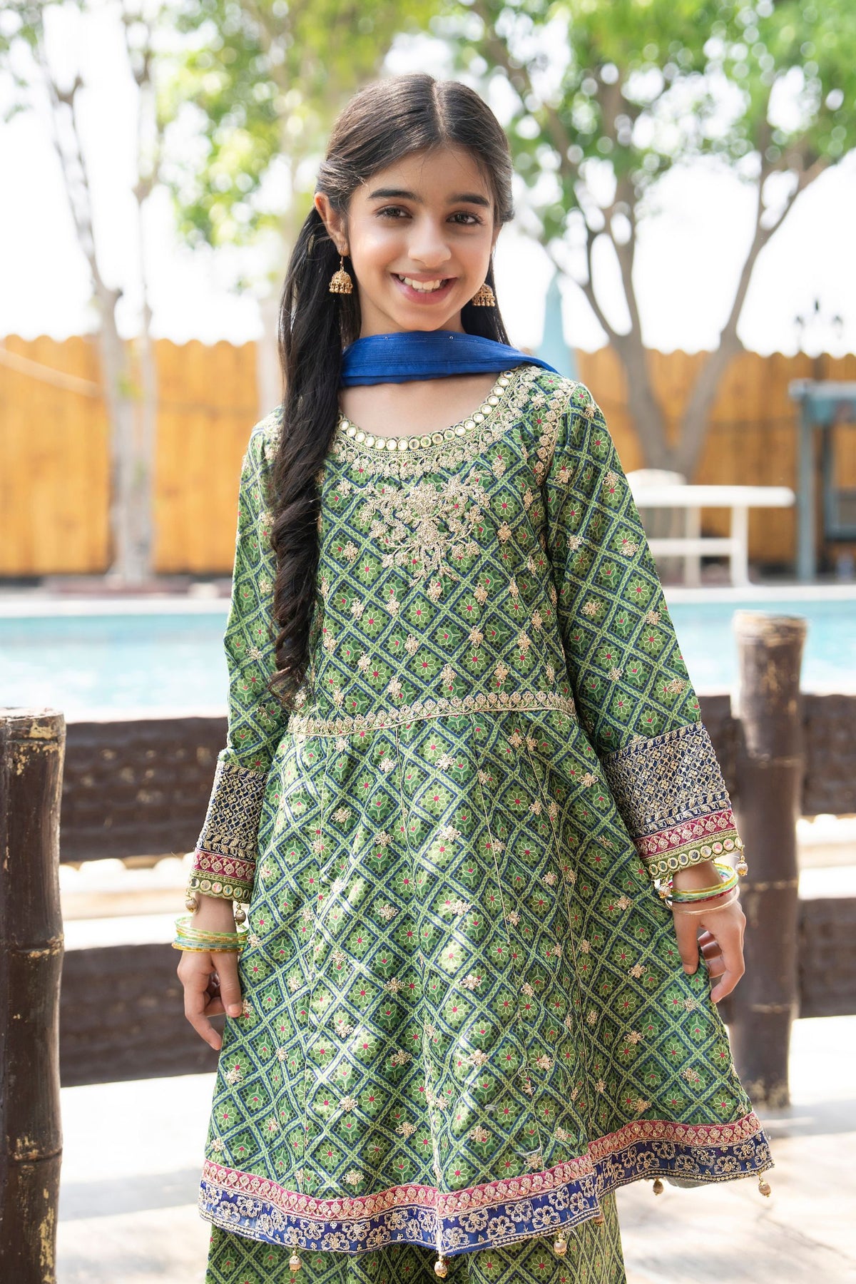 Motif Girls Embroidered Lawn Suit-707