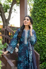 Motif Printed Cambric Suit-006