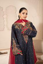 Motif Embroidered Mesoori Suit-006