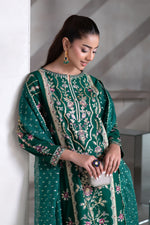 Motif Cambric Embroidered Suit-019