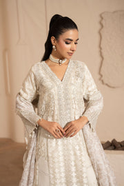 Motif Embroidered Jacquard Suit-4023