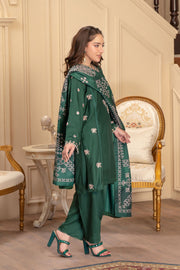 Motif Viscose Embroidered Suit