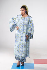 Motif Silk Printed Co-ord Set-3968