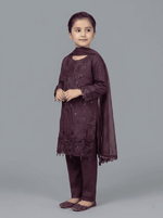 Motif Kids Lawn Embroidered Suit-035