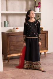 Motif Kids Embroidered Suit