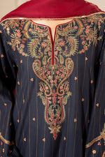 Motif Embroidered Mesoori Suit-006