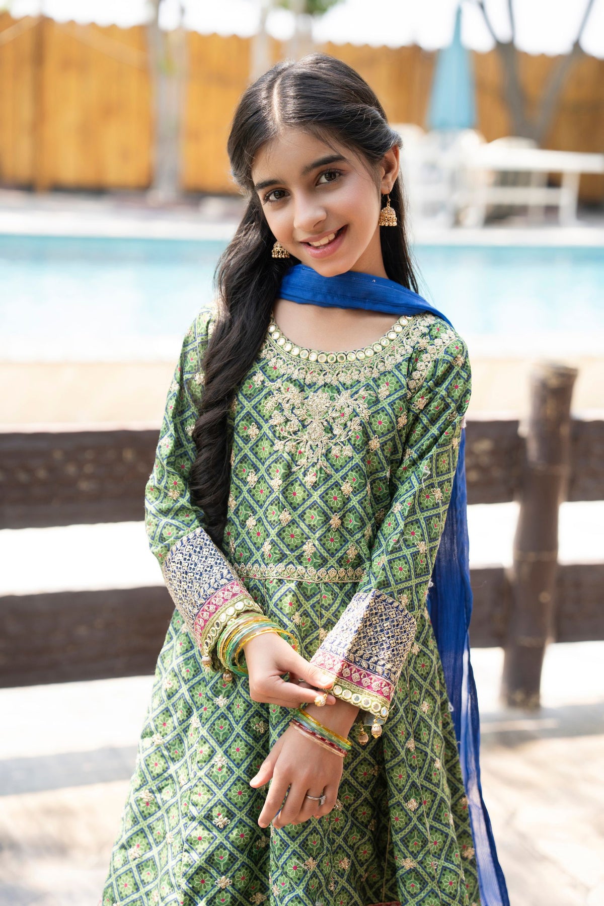 Motif Girls Embroidered Lawn Suit-707