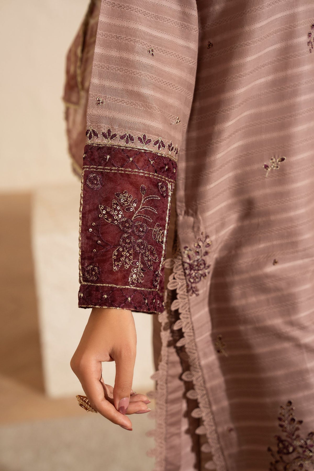 Motif Embroidered Katpana Suit-027