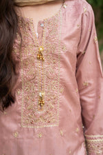 Motif Girls Embroidered Suit-659