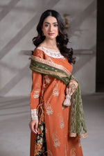 Motif Cambric Embroidered Suit-013