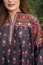 Motif Lawn Printed Co-ord Set-028