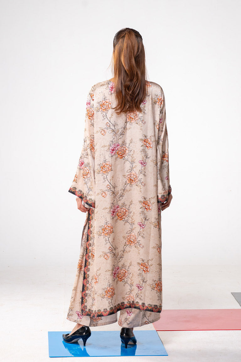 Motif Silk Printed Co-Ord Set-3978