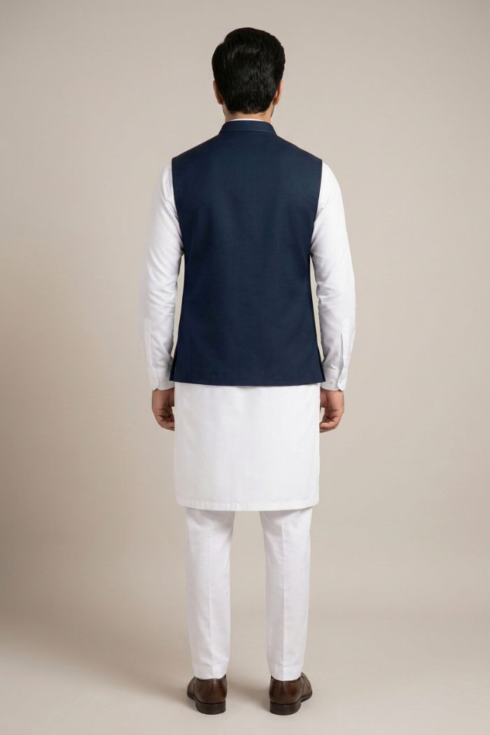 Motif Men's Waistcoat-8075