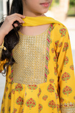 Motif Girls Poly Lawn Embroidered Suit-706