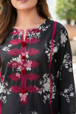 Motif Printed Cambric Suit-048
