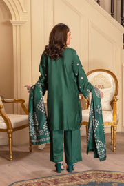 Motif Viscose Embroidered Suit