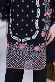 Motif Khaddar Embroidered Suit 049