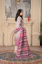 Motif Khaddar Embroidered Suit