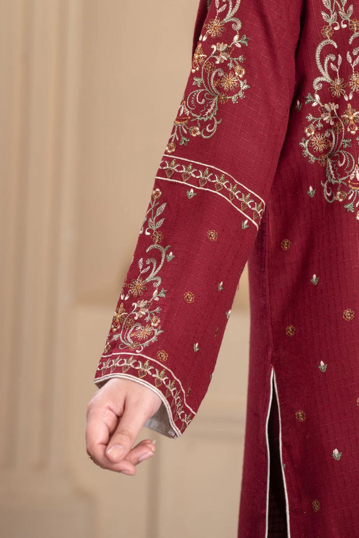 Motif Rib Alpine Embroidered Suit-190 - Motif UK