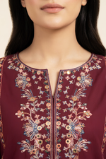 Motif Alpine Embroidered Suit-006
