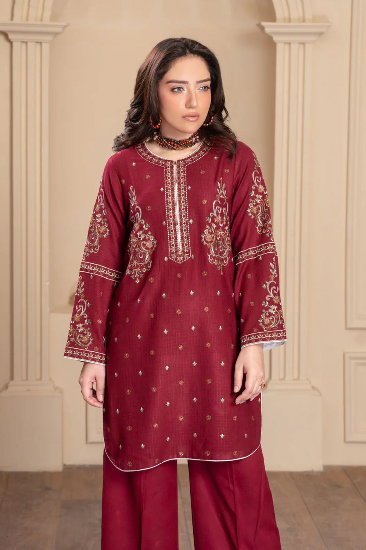 Motif Rib Alpine Embroidered Suit-190 - Motif UK