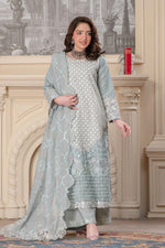 Motif Poly Corduroy Embroidered Suit-362 - Motif UK