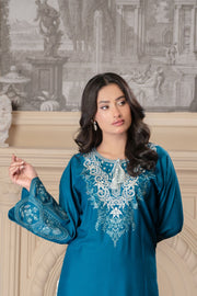 Motif Slub Linen Co-ord Set