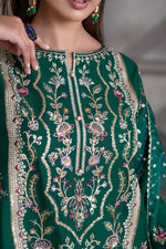 Motif Cambric Embroidered Suit-019