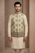 Motif Men's Waistcoat-4004