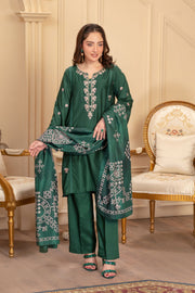 Motif Viscose Embroidered Suit