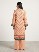 Motif Silk Printed Co-ord Set-058