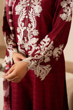 Motif Embroidered Katpana Lawn Suit-009