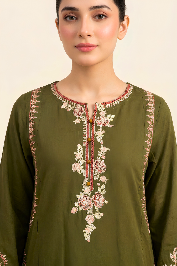 Motif Silk Karandi Embroidered Suit-010