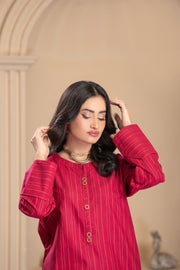 Motif Khaddar Co-ord Set