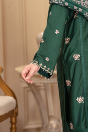 Motif Viscose Embroidered Suit