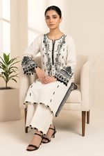 Motif Khaddar Embroidered Suit-3959