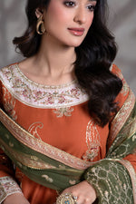 Motif Cambric Embroidered Suit-013