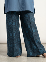Motif Solid Embroidered Co-ord Set-017